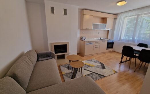 Newly Furnished and Fully Renovated 1-Bedroom Apartment with Log Fireplace, Close to the Gondola Ski Lift in Bansko
