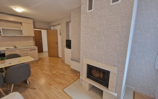 1-bedroom apartment with a log fireplace in Pirin River, in Ski Area of Bansko