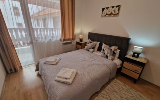Renovated and redy-to-move 1-bedroom apartment, with а fireplace in Pirin River Bansko, Ski Area