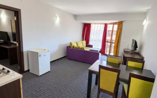 Bright One-Bedroom Apartment with Mountain Views in Guinness, Bansko