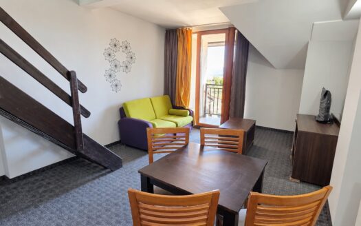 Spacious Two-Bedroom Duplex apartment with Mountain Views in Guinness, Bansko